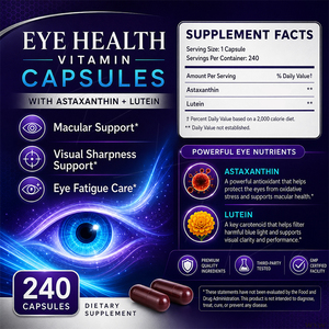 Cápsulas de Vitaminas para la Salud <span class=keywords><strong>Ocular</strong></span> al por Mayor, Antioxidantes, Astaxantina y Luteína, Suplemento Nutricional <span class=keywords><strong>Ocular</strong></span> Diario para Usuarios de Pantallas - Product Image 6