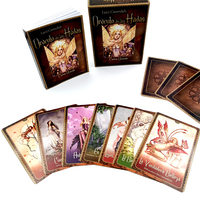 Cartes de Tarot imprimées en usine, LOGO, bords de carte de jeu or, jeu en papier, vente en gros, cartes de Tarot personnalisées avec guide