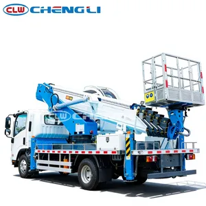 Plataforma de Trabajo Aérea Montada en Camión, Vehículo Elevador con Canasta de 200 kg para Trabajos de Gran Altura - Product Image 3