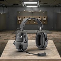 Casque de protection auditive OMFox KTC300SE S 85 dB avec interphone unique pour les vols d'avion et la manutention au sol à l'aéroport