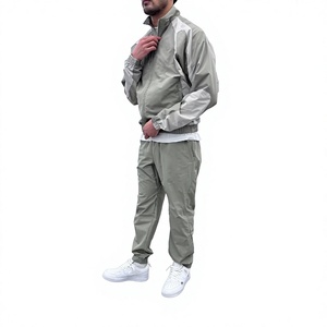Chándal Deportivo Beazer para Hombre, de Primera Calidad, Color Rosa Sólido, Cuello Alto, Ligero, Corte Regular, Poliéster/Algodón, para Invierno - Product Image 4