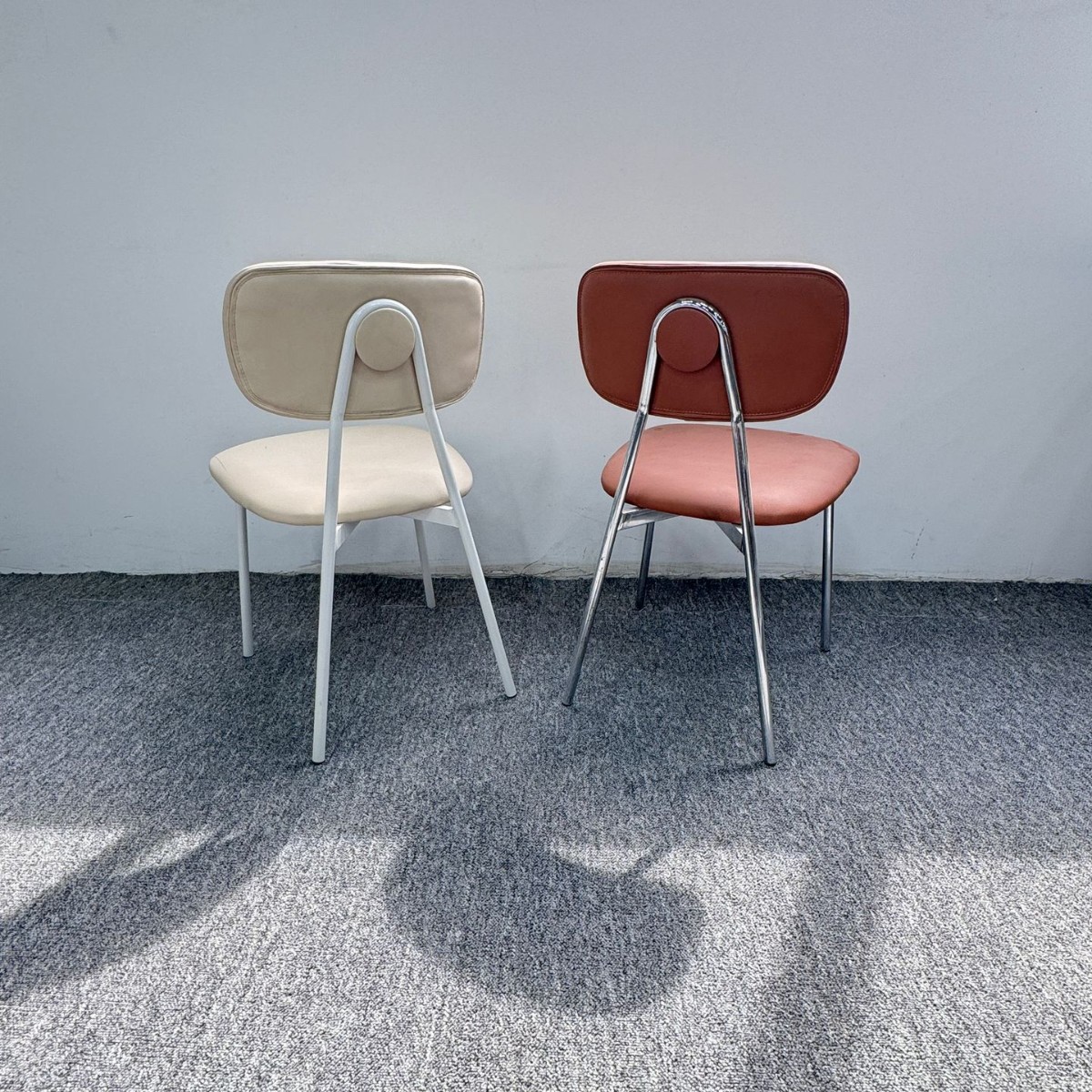 Cadre blanc et argent