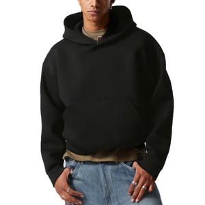 Ventes en gros de sweats à capuche de haute qualité 100% coton, épaules tombantes, 500 grammes, tissu French Terry, coupe ample, sweats à capuche pour hommes - Product Image 4