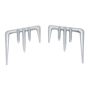 Embellecedores cromados para guantera de motocicleta, aptos para Honda GL1800 GL1800A GL 1800 <span class=keywords><strong>Goldwing</strong></span> Gold Wing 2001-2010 2009 <span class=keywords><strong>2008</strong></span> ABS - Product Image 1