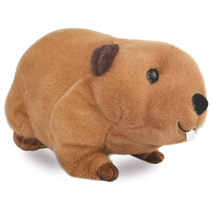 Peluche de castor realista personalizado, animal de peluche con grandes dientes delanteros, muñeco de castor animado, excelente regalo para fiestas de cumpleaños infantiles - Product Image 2