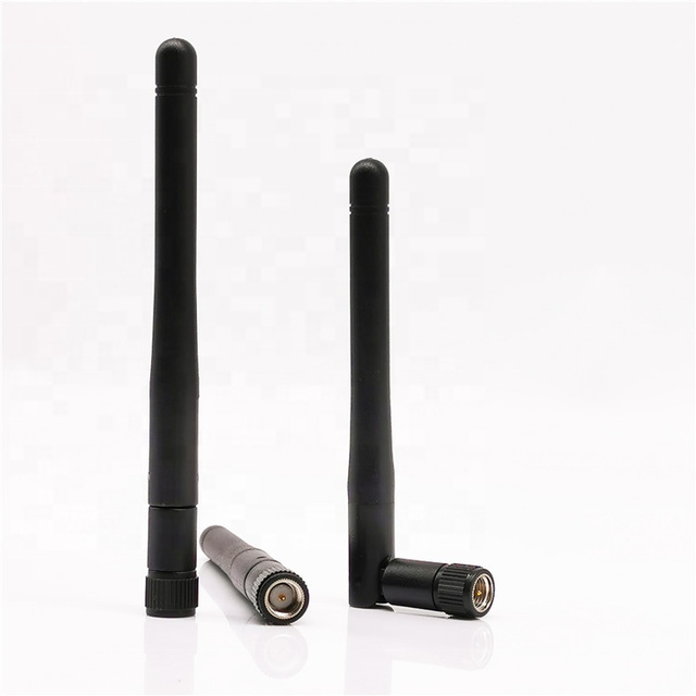Dual-Band 2.4GHz 5GHz Wi-Fi Whip Vertical Polarized Dipole Omni-Directional Antenna 3dBi Gain 1.8 VSWR for Communications