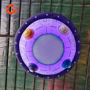 Iluminación LED <span class=keywords><strong>publicidad</strong></span> inflable Crazy UFO platillo volador globo para club nocturno espacio fiesta Decoración - Product Image 4