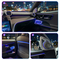 Kit d'éclairage d'ambiance pour voiture KYNCHO pour Mercedes Classe C W206, lampe décorative pour voiture, éclairage intérieur automobile, écran et commande par application