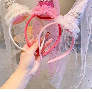 Luckykoo - Diademas de Encaje para Niñas, Accesorios para el Cabello, para Fiestas de Cumpleaños, para Niñas Pequeñas, Princesas - Product Image 2
