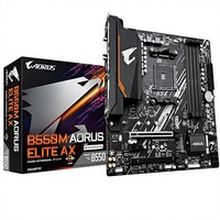 Carte mère GIGABYTE B550M AORUS Elite AX (rév. 1.3) AM4 MATX compatible avec les processeurs 5000/4000/3000, DDR4 128 Go, alimentation 5+3