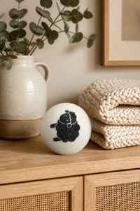 Boules de séchage 100 % pure laine de Nouvelle-Zélande, lot de 3, motif mouton, en feutre, réutilisables, 1000 lavages - Product Image 5