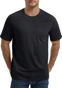 Camiseta <span class=keywords><strong>HAGO</strong></span> Casual Extra Grande para Hombre, 220 GSM, 100% Algodón, Tallas Grandes, Impresión Personalizada, Transpirable, Lisa, Estilo Urbano, Venta al Por Mayor - Product Image 3