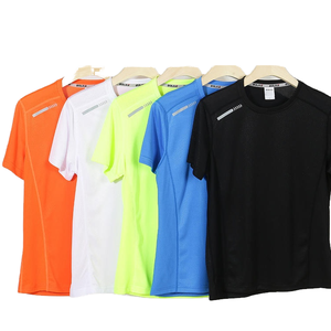 Camiseta Deportiva de Cuello Redondo de Lujo, Transpirable, de Secado Rápido, de Poliéster Sólido con Impresión por Transferencia de Calor, para Maratón, 180g, Lisa, para Exteriores - Product Image 4