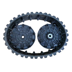 Schneemobil-Reifenkettenrad mit modifiziertem ATV-Vierrad-Offroad-Grip, verdickter Anti-Rutsch-Gürtel, schwarz, hergestellt in China - Product Image 1
