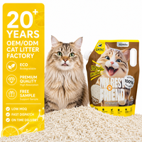 Litière pour chat OK PET Tofu 2,72 kg 4,54 kg 9,08 kg Biodégradable Jetable dans les toilettes 100% Naturelle Forte Agglomération Anti-adhésive Écologique Faible Teneur en poussière