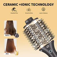 Sèche-cheveux volumateur ion négatif brosse à air chaud brosse sèche-cheveux en céramique brosse sèche-cheveux électrique pour tous les types de cheveux