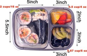 Colorful Takeaway Microwavable BPA Free Reusable Leakproof High Capacity <b>Plastic</b> Food Storage Lunch <b>Boxes</b> Containers <b>Plastic</b> Lid - Product Image 5
