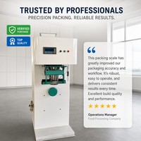 Machine combinée de pesage et de couture pour la mouture de la farine avec plateforme de convoyage réglable en hauteur