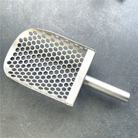 Pelle à sable fabriquée par OEM ODM pour la détection des métaux Pelle à tamis rapide en acier inoxydable argenté pour la plage sous-marine