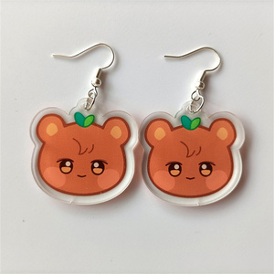 KPOP ATEEZ ANITEEZ POP-UPการ์ตูนต่างหูอะคริลิคSan <span class=keywords><strong>Yunho</strong></span> Mingi Jonghoแฟชั่นอุปกรณ์เสริมหูคู่แฟนของขวัญวันเกิด - Product Image 3