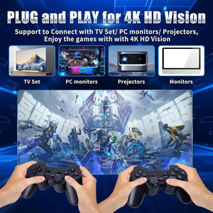 Nuevo X2 Plus 2026, Consola <span class=keywords><strong>de</strong></span> Videojuegos 4K HD con 60000 <span class=keywords><strong>Juegos</strong></span>, 256 GB, Control Inalámbrico Doble <span class=keywords><strong>de</strong></span> 2.4 g, Consola Retro para TV, Compatible con PSP/<span class=keywords><strong>PS1</strong></span> - Product Image 3