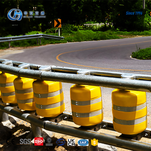 Barrera de seguridad vial PE Barrera de choque anticolisión Rodillo anticolisión para barreras de tráfico de curva tallada - Product Image 2