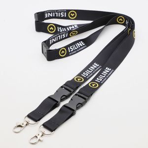 Wholesale Safety Breakaway <b>Buckle</b> Neck StrapTech Company ID Card Holder Lanyard Custom Logo Detachable Lanyards - Product Image 1