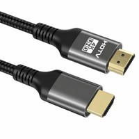 Cable HDTV 4K 2.0 de 18 Gbps de Alta Velocidad, Cable Trenzado 4K60Hz HDR EARC para PS5, Xbox, Smart TV, Kit Hub