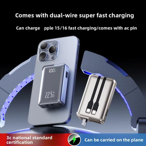 Producto <span class=keywords><strong>de</strong></span> Tendencia 2026, Banco <span class=keywords><strong>de</strong></span> Energía <span class=keywords><strong>de</strong></span> 10000mAh, Cargador <span class=keywords><strong>de</strong></span> Pared AC PD <span class=keywords><strong>de</strong></span> 22.5W, Cables Integrados, Cargador Portátil <span class=keywords><strong>de</strong></span> Emergencia para Viajes - Product Image 5
