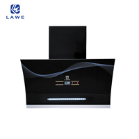 Hotte de cuisine intelligente murale professionnelle 60cm hotte aspirante avec hotte de cuisine de contrôle de filtre en acier inoxydable convertible