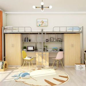 Lits d'appartement et d'étudiant en bois et en acier de style moderne personnalisés <span class=keywords><strong>pour</strong></span> chambre à coucher ou dortoir scolaire - Product Image 4