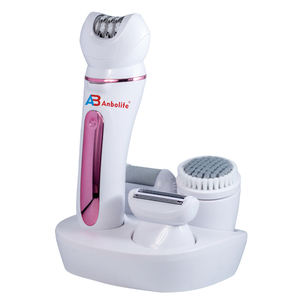 ANBOLIFE-Afeitadora eléctrica 5 en 1 para mujer, kit de depiladora recargable por USB, pantalla LED, cabezales de exfoliación para masaje - Product Image 1