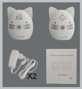 Moniteur numérique sans fil pour bébé, Portable, communication bidirectionnelle, Audio, avec lumière LED, musique et veilleuse - Product Image 6