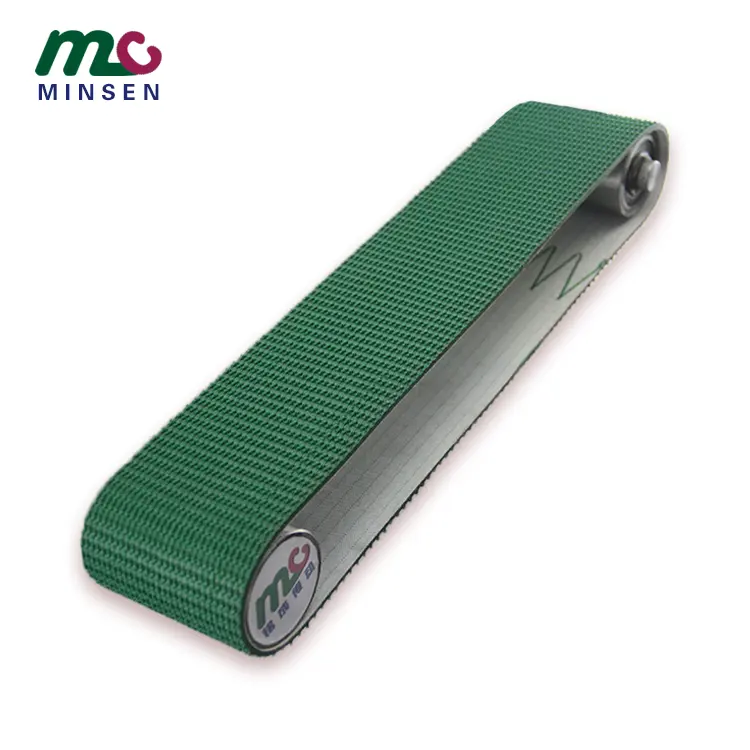 High quality rough surface green PVC grass endless industrial conveyor belt