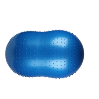 Ballon de yoga anti-éclatement en PVC écologique souple pour exercices de massage des points de pression, ballon de yoga en forme d'arachide pour la gym 45x90cm