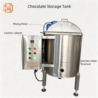 Cuve de fusion de chocolat TUORONG 300L en acier inoxydable avec chauffage électrique et mélangeur