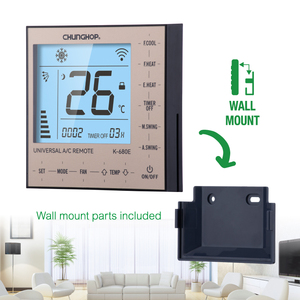 K-680E universel climatiseur Ac télécommande pour Hitachi <span class=keywords><strong>Panasonic</strong></span> Bosch Toshiba Sanyo climatiseur télécommande - Product Image 2