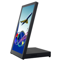 Pantalla LCD de 13.3 Pulgadas con Batería de 12 Horas de Duración, Pantalla LCD Android para Publicidad de Escritorio, Señalización Digital, Kiosco