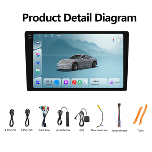 Meihua 7865 xe DVD Player WiFI 3D UI android14 xe stereo đầu đơn vị GPS navigation hệ thống <span class=keywords><strong>Android</strong></span> ai bằng giọng nói - Product Image 6