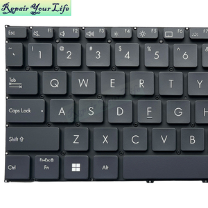 คีย์บอร์ดแล็ปท็อปแบ็คไลท์สำหรับ <span class=keywords><strong>Asus</strong></span> <span class=keywords><strong>X1402ZA</strong></span> ใหม่คีย์บอร์ด X1403 0KNX0-162NRU00สีดำ X1405 X1404 - Product Image 2