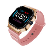 Jam Tangan Elektronik LED Persegi Digital Sport 2025 Jam Tangan Pelajar Fashion Kasual Berlapis Digital
