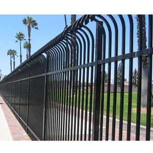 Parete di lusso esterno su misura per interni in alluminio tubo in acciaio metallo ferro battuto recinzione pannelli vendita - Product Image 6