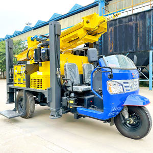 Montato su triciclo 200m pozzo impianto di perforazione per la vendita con componenti di nucleo pompa motore ingranaggio cambio cuscinetto e motore - Product Image 6