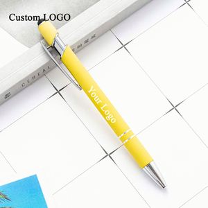 Bolígrafo Personalizado con Logotipo, Directo de Fábrica, con Punta Metálica y Revestimiento Suave al Tacto, Bolígrafo Promocional para Pedidos al por Mayor - Product Image 1