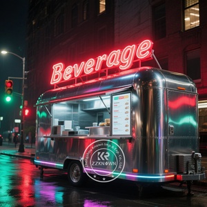 2025 personalizzato completo di gelato da cucina veloce in acciaio inox cibo rimorchio Van Snake Food Cart per Snack prodotti all'ingrosso - Product Image 6