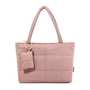 กระเป๋าโท้ทสะพายไหล่แบบเปิดสำหรับผู้หญิง แฟชั่นข้ามพรมแดน ทำจากไนลอน ดีไซน์สะพายใต้วงแขน  จุของได้เยอะ บุด้วยโพลีเอสเตอร์ - Product Image 5