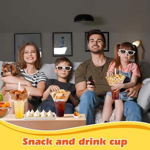 Gobelet à jus <span class=keywords><strong>de</strong></span> <span class=keywords><strong>fruits</strong></span> Boba en PET écologique avec logo personnalisé, 700 ml, Freyo Tower 2 en 1, gobelet à collation en plastique <span class=keywords><strong>pour</strong></span> manger et boire avec bol à collation sur le dessus - Product Image 5