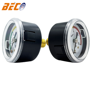 Manomètre Beco 40 mm (1,5 pouce) <span class=keywords><strong>avec</strong></span> boîtier en fer noir et raccord en laiton, <span class=keywords><strong>pression</strong></span> <span class=keywords><strong>de</strong></span> 10 bars - Product Image 3