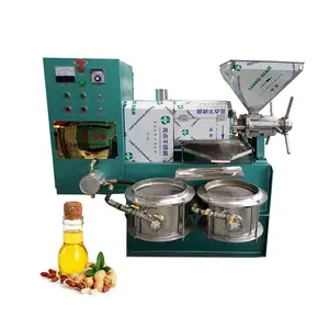 Commercial fully automatic spiral squeeze multifunctional peanut kernel spiral oil press