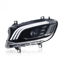 Adapté aux Mercedes-Benz Sprinter 19-23, modification de l'ensemble de phares pour un style Maybach avec feux de jour LED.